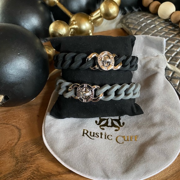 Silicone Rustic Cuffs - Picture 2 of 3